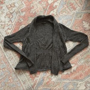 EXPRESS black & white cardigan with cinched waist